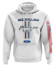 Load image into Gallery viewer, Ford Mustang Vintage Tribar Hoodie #1917