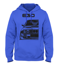 Load image into Gallery viewer, German Racing M3 E30 Tuners Hoodie #1957