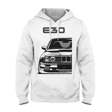 Load image into Gallery viewer, German Racing M3 E30 Tuners Hoodie #1957