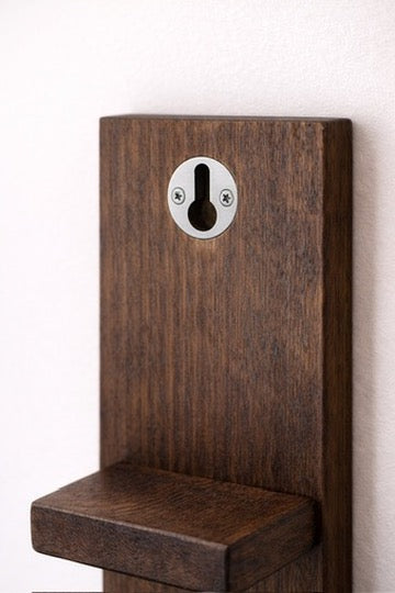 Set of 2 Rustic Wooden Wall Sconces – Handmade Candle Holders –  Plant Holders