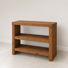Load image into Gallery viewer, Handmade Rustic Wood Bathroom Vanity Unit. Oak Finish – 900mm Wide
