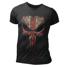 Load image into Gallery viewer, British Punk Military Punisher Skull Men's T Shirt
