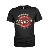 Load image into Gallery viewer, Superior Raw &amp; Denim Cotton Crew Neck Casual T Shirt
