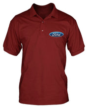 Load image into Gallery viewer, Ford Original Oval Men's Pique Polo Shirt
